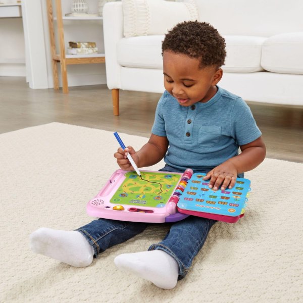 leapfrog violet and friends prep for preschool activity book, pink6