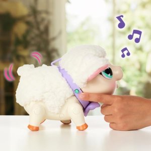 little live pets my pet lamb | soft and wooly interactive toy1