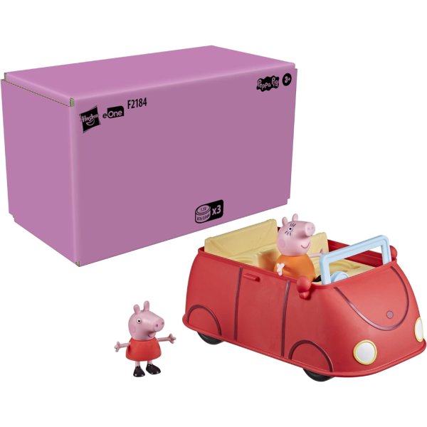 peppa pig peppa’s adventures peppa’s family red car preschool toy4