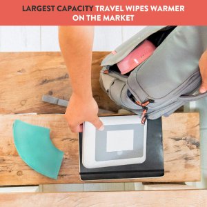 prince lionheart compact wipes warmer, grey4