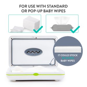 prince lionheart compact wipes warmer, grey5