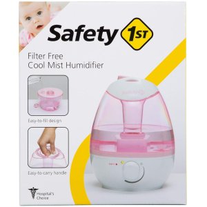 safety 1st filter free cool mist humidifier, pink, pink6
