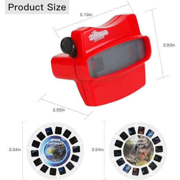 septcity 3d view toy for kids with 2 reel2