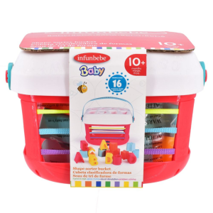 infunbebe Shape sorter bucket (16 blocks)