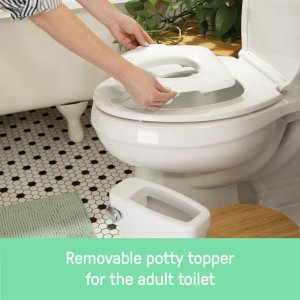 summer infant by ingenuity my size potty pro in white, toddler potty training toilet, lifelike flushing sound12
