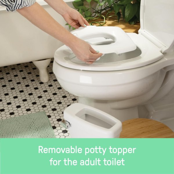 summer infant by ingenuity my size potty pro in white, toddler potty training toilet, lifelike flushing sound12
