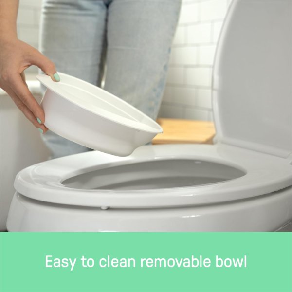 summer infant by ingenuity my size potty pro in white, toddler potty training toilet, lifelike flushing sound5
