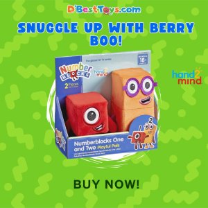 Hand2mind Numberblocks One and Two Playful Pals, Small Plush Figure Toys