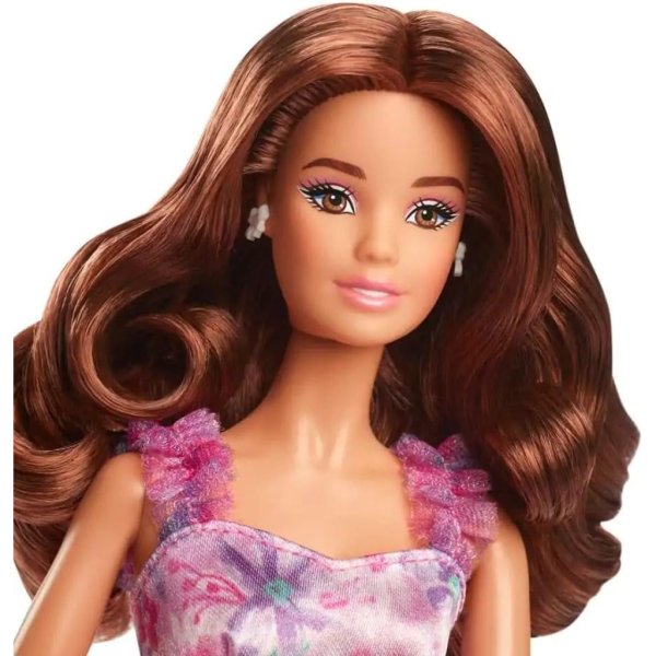 barbie signature birthday wishes collectible doll in lilac dress3
