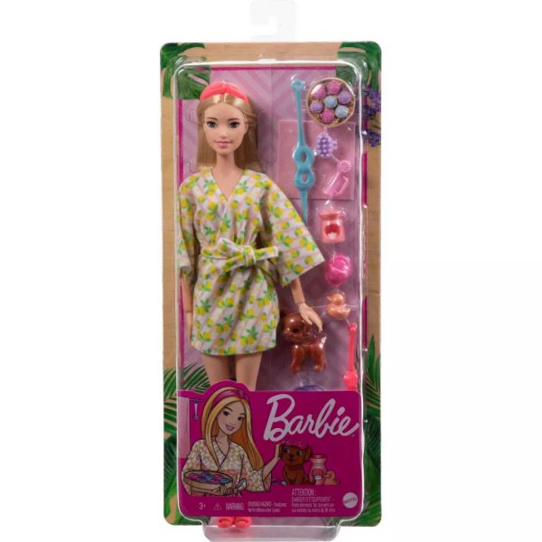 barbie wellness self care spa day with puppy5