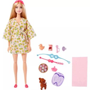 barbie wellness self care spa day with puppy6