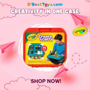 Crayola Create 'N Carry Art Set (75 Pieces) Create 'N Carry Art Set (75 Pieces)