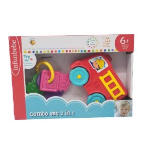 Combo Set 2 in 1/ Light & Sounds Fire Engine & Keychain