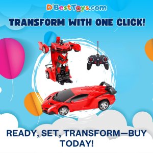 Remote Control Six-Way One-Click Deformation Rambo Simulation Car