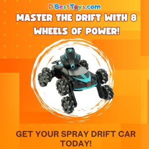 Spray Drift 8-Wheel Lateral Drift Stunt Car