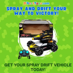 Spray Drift Remote Control Vehicle