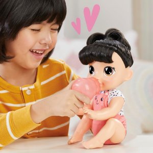 baby alive crawl 'n play katie kat electronic crawling baby doll set5