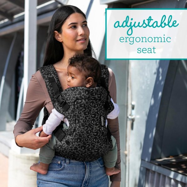 infantino flip advanced 4 in 1 carrier black & gray leopard4