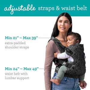 infantino flip advanced 4 in 1 carrier black & gray leopard5