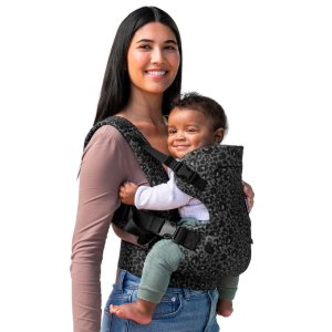 infantino flip advanced 4 in 1 carrier black & gray leopard9