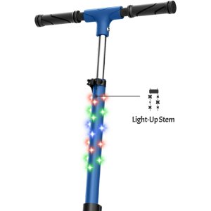jetson 2 wheel light up kick scooter, light up deck and wheels3