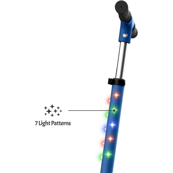 jetson 2 wheel light up kick scooter, light up deck and wheels5