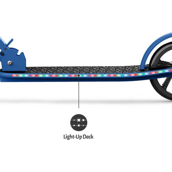 jetson 2 wheel light up kick scooter, light up deck and wheels6