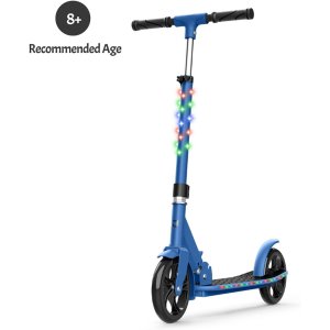 jetson 2 wheel light up kick scooter, light up deck and wheels8