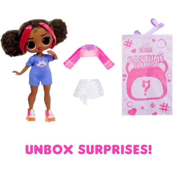 lol surprise tweens costume surprise hoops cutie fashion doll with inflatable purple panda pet1