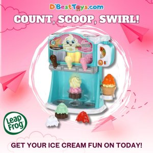 LeapFrog Count and Swirl Ice Cream Maker Playset