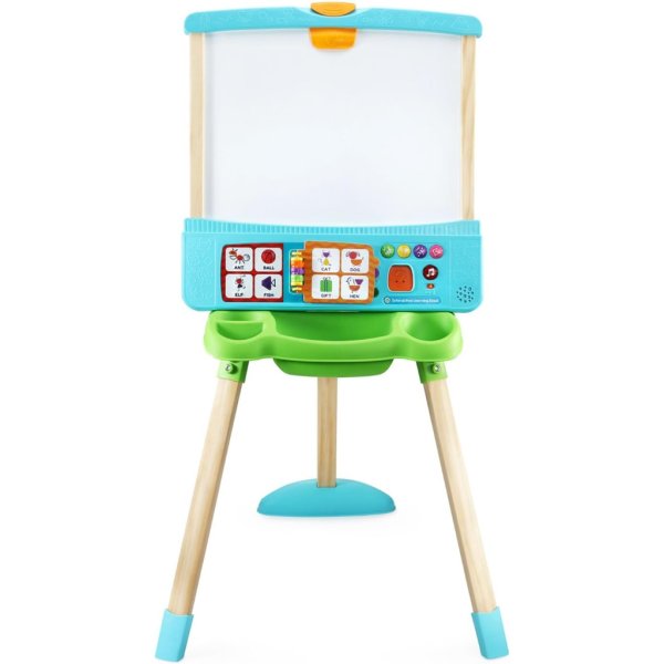 leapfrog interactive learning easel with magnetic chalkboard and whiteboard1