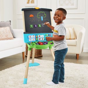 leapfrog interactive learning easel with magnetic chalkboard and whiteboard3