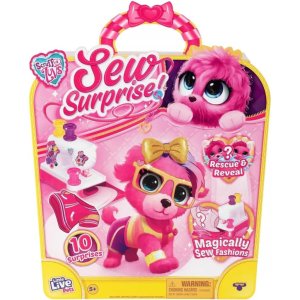 little live pets | scruff a luvs sew surprise: pink. rescue, reveal & groom a mystery puppy or kitten7