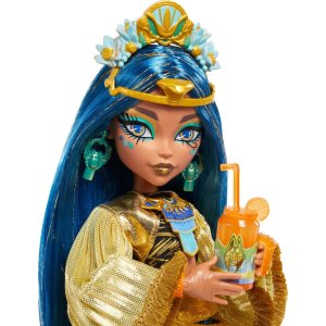 monster high monster fest doll, cleo de nile with glam outfit & festival themed (6)