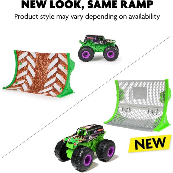 monster jam, official grave digger remote control monster truck with ramp3