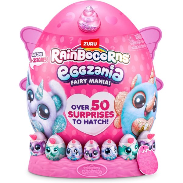rainbocorns eggzania fairy mania (koala) by zuru, plush toy6