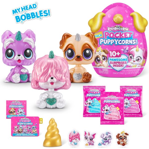 rainbocorns pocket puppycorn 3 pack by zuru toy puppy dog (1)