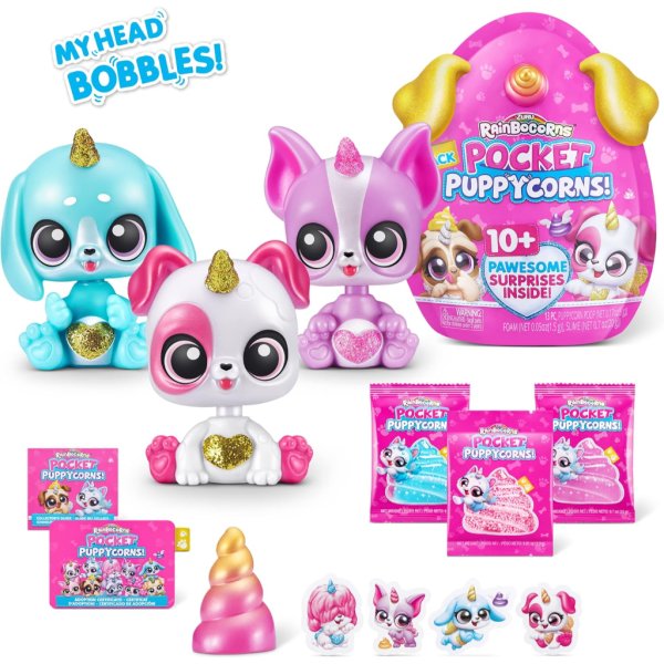 rainbocorns pocket puppycorn 3 pack by zuru toy puppy dog (5)