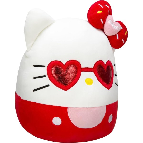 squishmallows hello kitty with red glasses 14 inch plush4