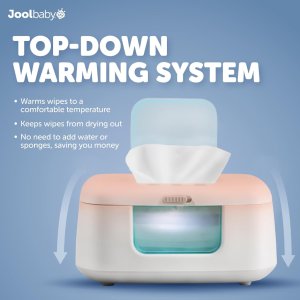 tinybums baby wipe warmer & dispenser with led changing light & on:off switch3