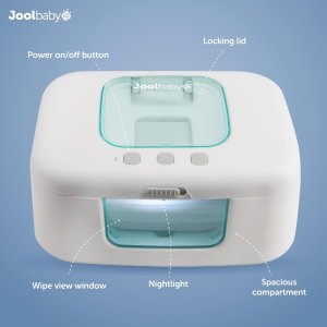 tinybums baby wipe warmer & dispenser with led changing light & on:off switch4