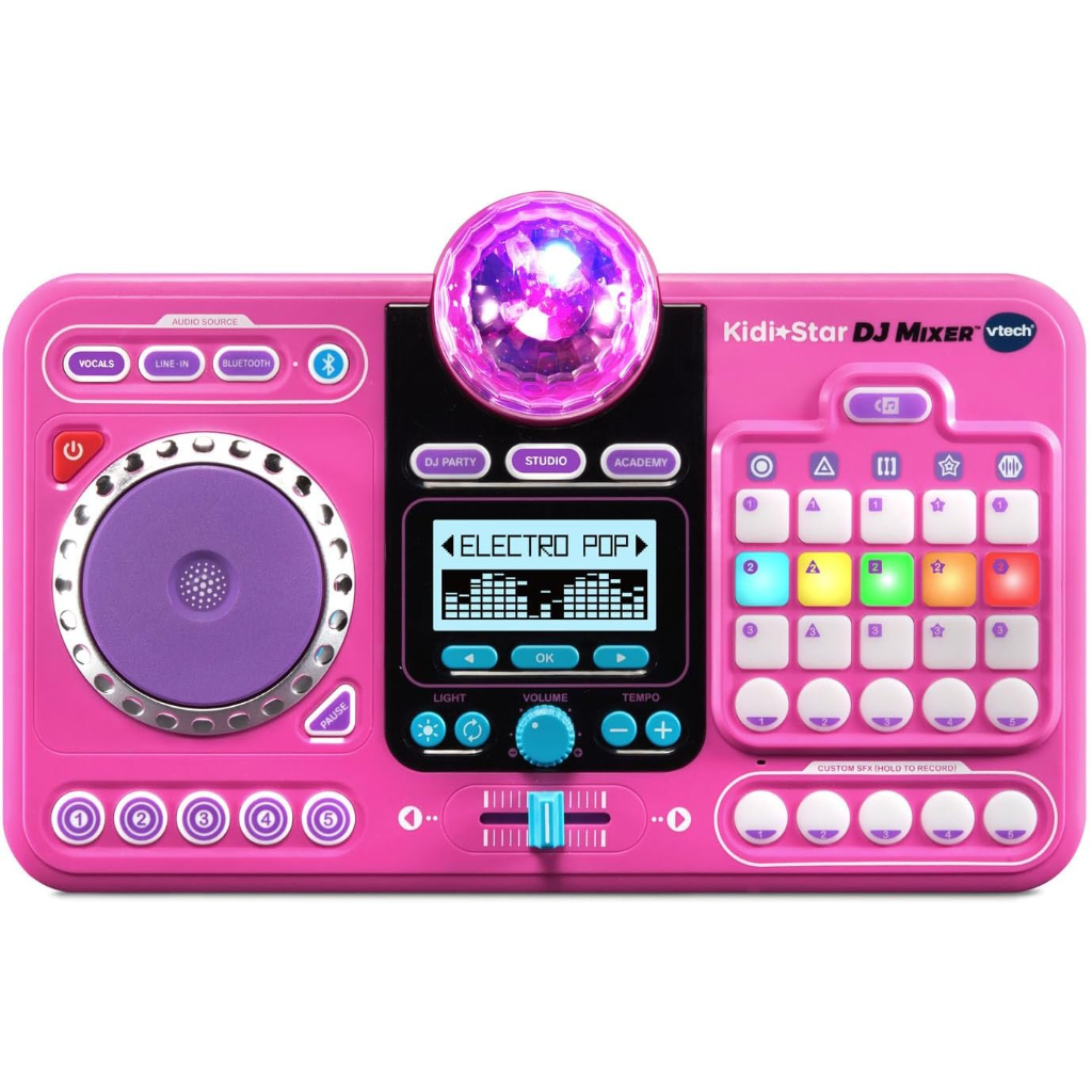 vtech kidi star dj mixer, pink7