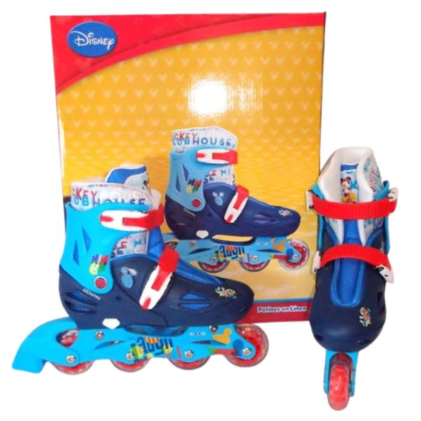mickey inline skates( blue) 5 plus