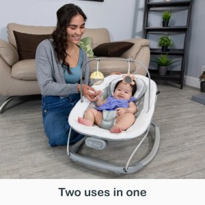 smart steps my first rocker 2 bouncer daisy pink2
