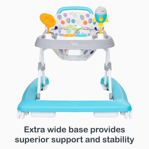 smart steps trend plus 2 in 1 walker w: deluxe toys orbits white5