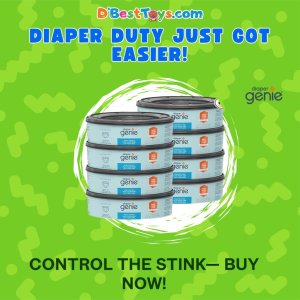 Diaper Genie Bags Refills 270 Count (Pack of 8)