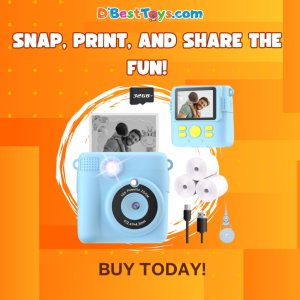 Kids Camera Instant Print, Christmas Birthday Gifts Blue