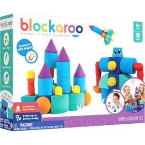 Magnetic Foam Blocks – STEM Preschool Toys for Children, Toddlers, Boys and Girls, The Ultimate Bath Toy