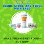 NutriBullet NBY-50100 Baby Complete Food-Making System, 32-Oz, White, Blue, Clear