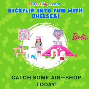 Barbie Chelsea Doll & Skate Park Playset